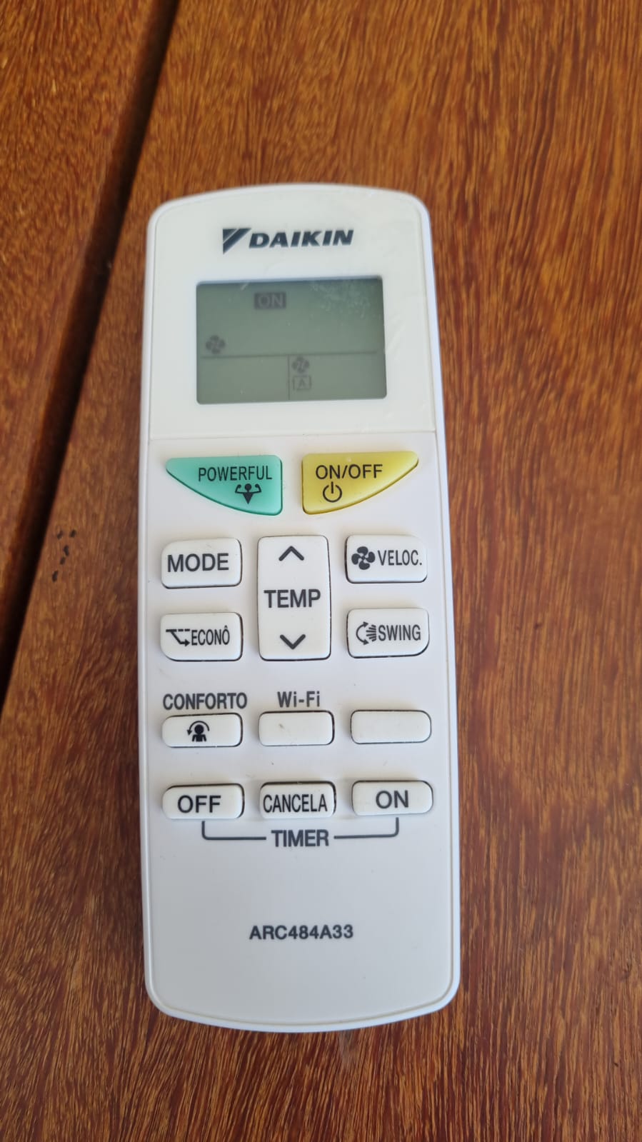 Controle ARC484 Daikin